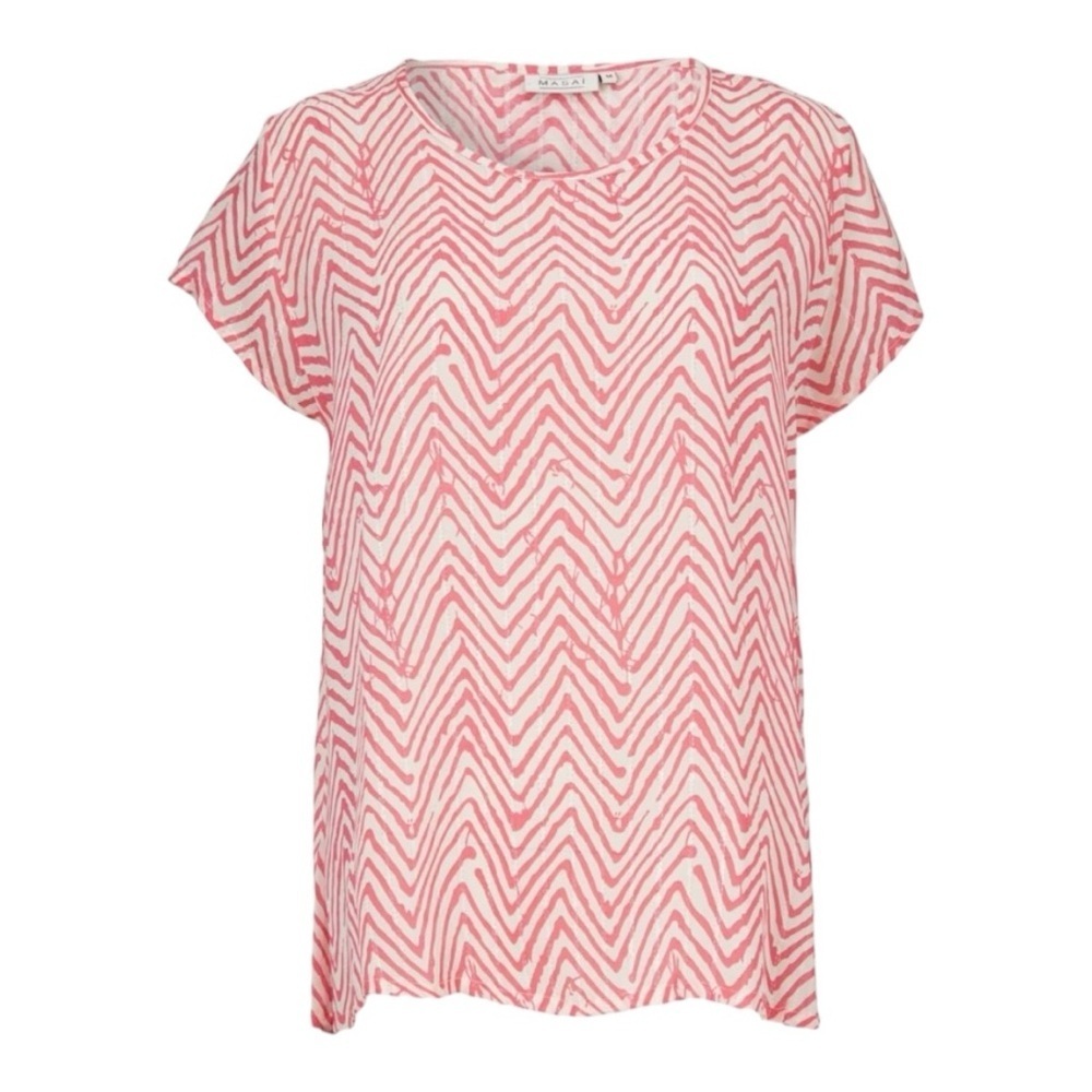 MASAI Cherry Org‎ Deanna A-shape Top Size L